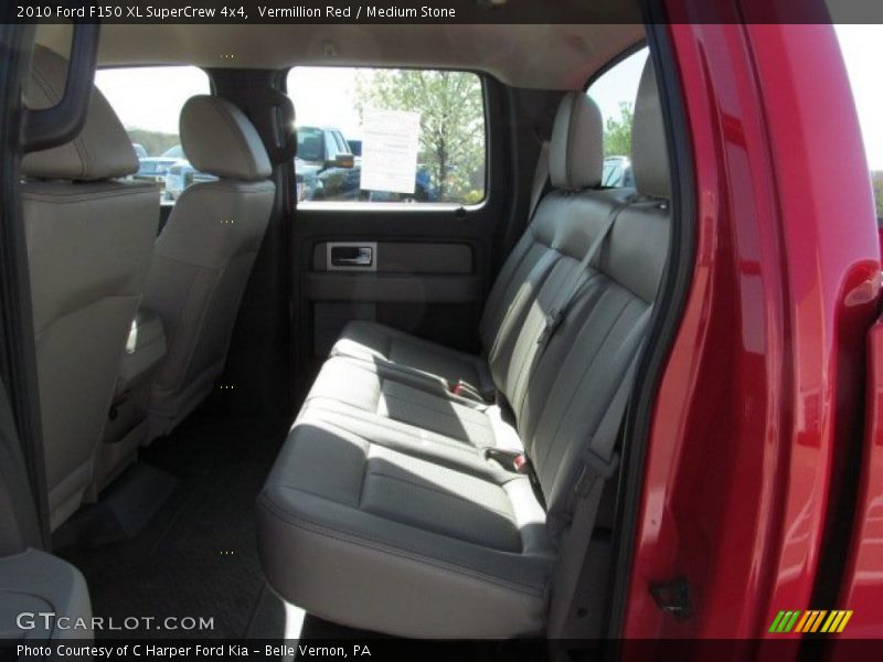 Vermillion Red / Medium Stone 2010 Ford F150 XL SuperCrew 4x4