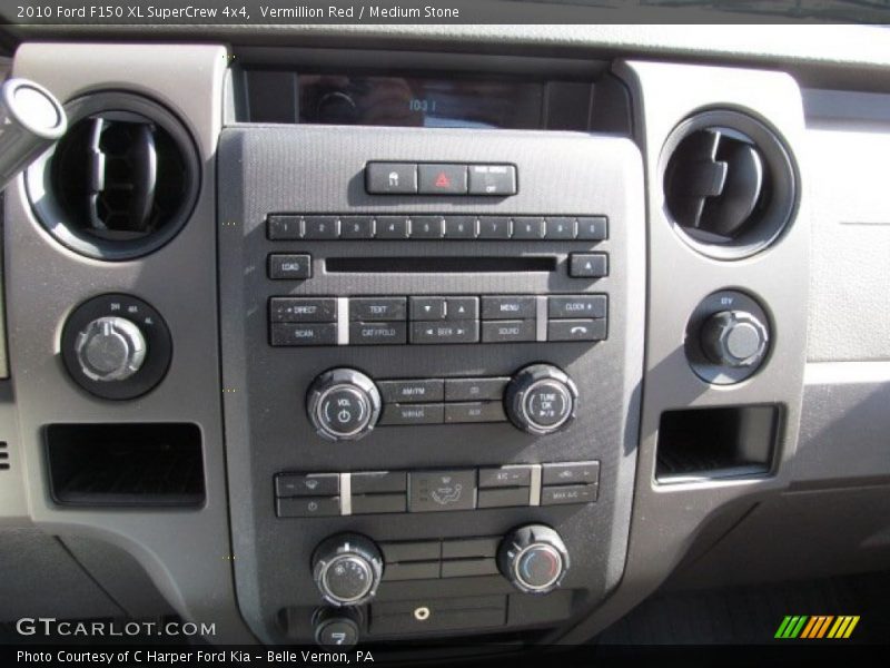 Vermillion Red / Medium Stone 2010 Ford F150 XL SuperCrew 4x4