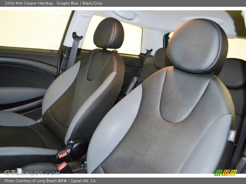 Oxygen Blue / Black/Grey 2009 Mini Cooper Hardtop