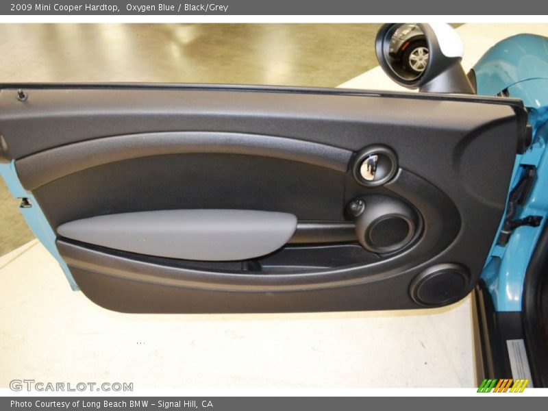 Oxygen Blue / Black/Grey 2009 Mini Cooper Hardtop