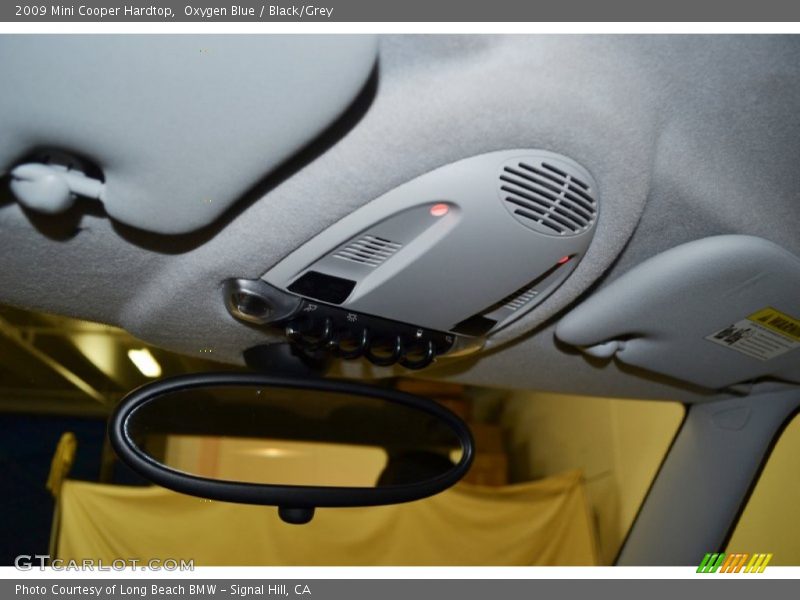 Oxygen Blue / Black/Grey 2009 Mini Cooper Hardtop