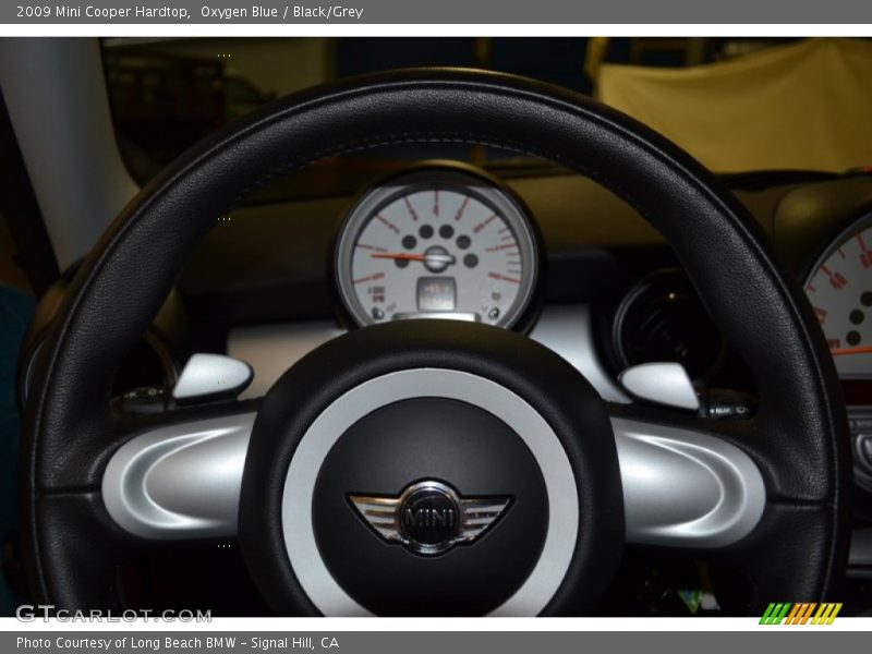 Oxygen Blue / Black/Grey 2009 Mini Cooper Hardtop