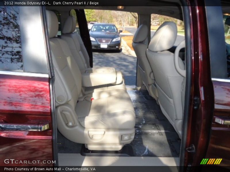 Dark Cherry Pearl II / Beige 2012 Honda Odyssey EX-L