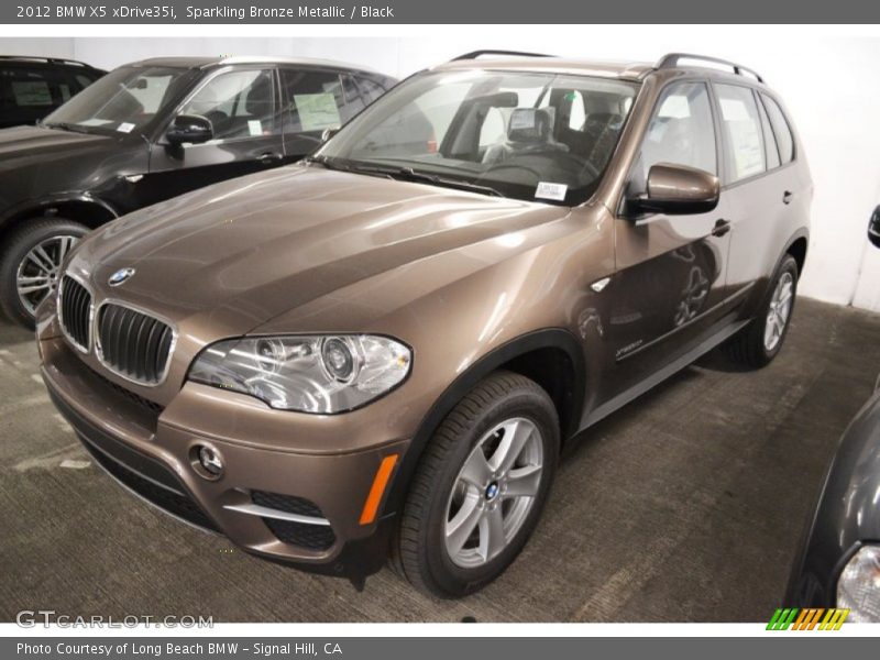 Sparkling Bronze Metallic / Black 2012 BMW X5 xDrive35i