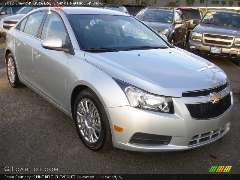 Silver Ice Metallic / Jet Black 2012 Chevrolet Cruze Eco