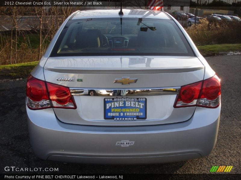 Silver Ice Metallic / Jet Black 2012 Chevrolet Cruze Eco