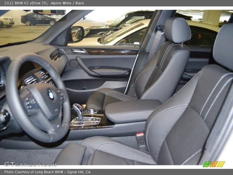 Alpine White / Black 2012 BMW X3 xDrive 35i