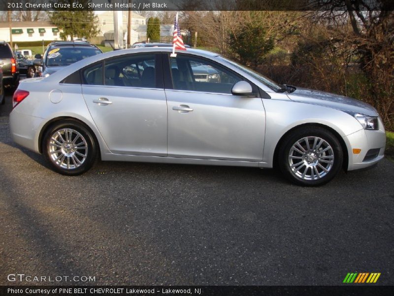 Silver Ice Metallic / Jet Black 2012 Chevrolet Cruze Eco