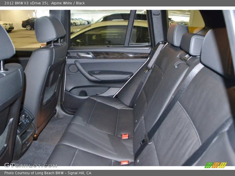 Alpine White / Black 2012 BMW X3 xDrive 35i