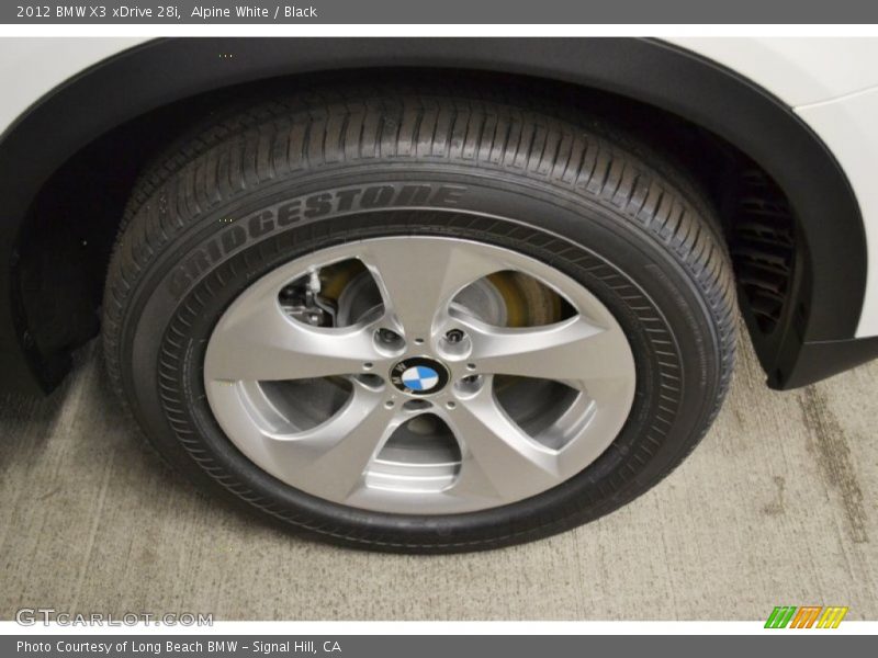 Alpine White / Black 2012 BMW X3 xDrive 28i
