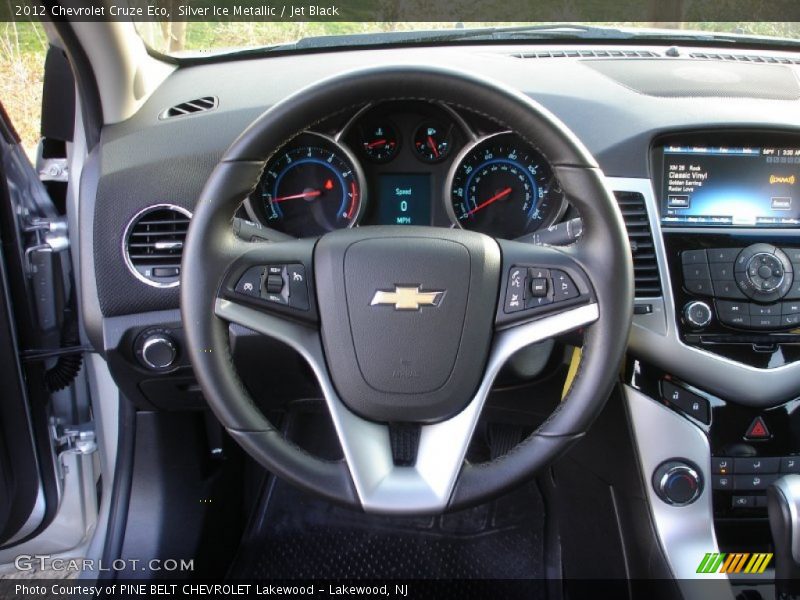 Silver Ice Metallic / Jet Black 2012 Chevrolet Cruze Eco