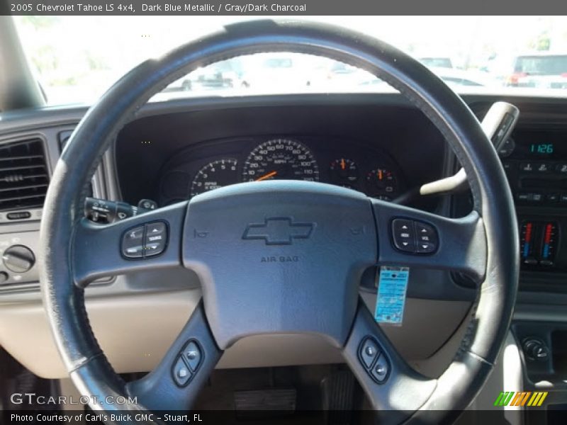 Dark Blue Metallic / Gray/Dark Charcoal 2005 Chevrolet Tahoe LS 4x4