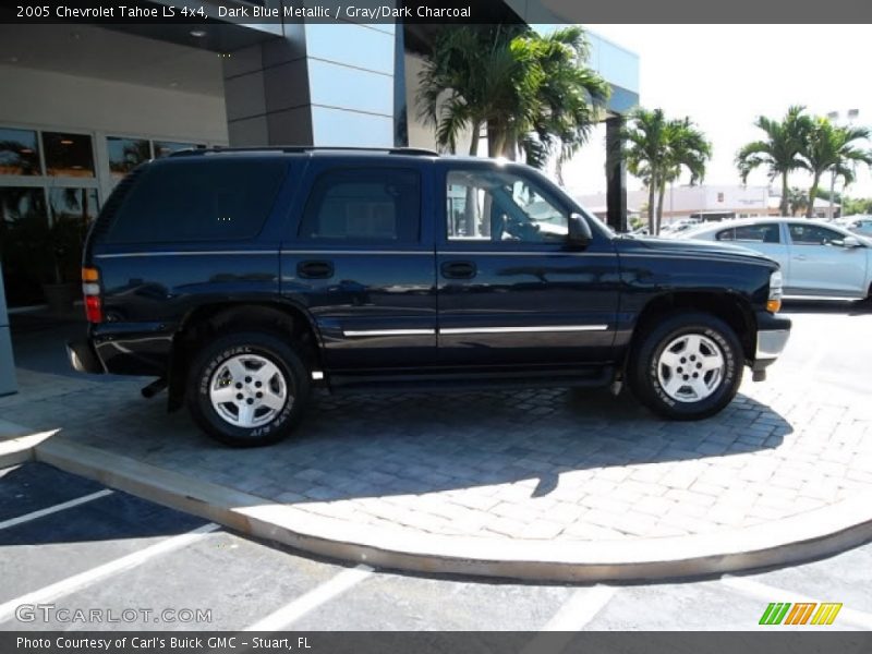 Dark Blue Metallic / Gray/Dark Charcoal 2005 Chevrolet Tahoe LS 4x4