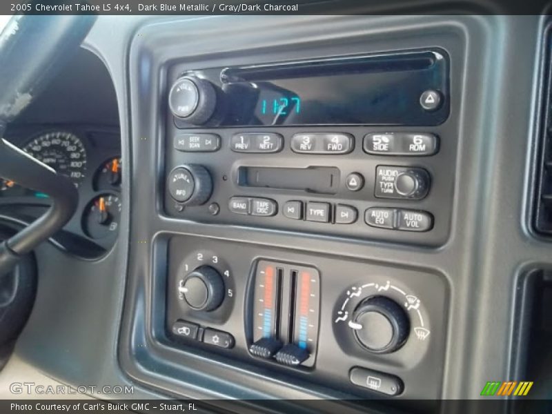 Dark Blue Metallic / Gray/Dark Charcoal 2005 Chevrolet Tahoe LS 4x4