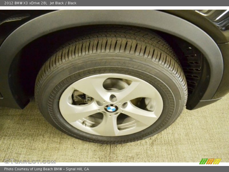 Jet Black / Black 2012 BMW X3 xDrive 28i