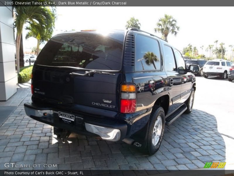 Dark Blue Metallic / Gray/Dark Charcoal 2005 Chevrolet Tahoe LS 4x4