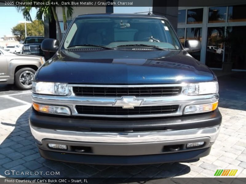 Dark Blue Metallic / Gray/Dark Charcoal 2005 Chevrolet Tahoe LS 4x4
