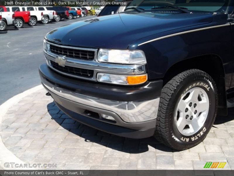 Dark Blue Metallic / Gray/Dark Charcoal 2005 Chevrolet Tahoe LS 4x4