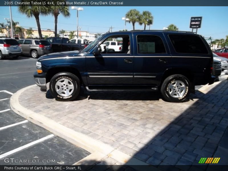 Dark Blue Metallic / Gray/Dark Charcoal 2005 Chevrolet Tahoe LS 4x4