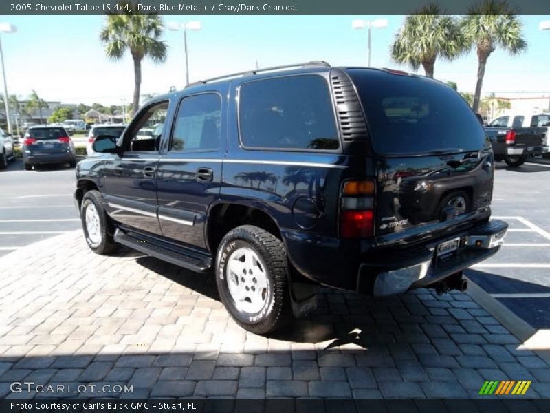 Dark Blue Metallic / Gray/Dark Charcoal 2005 Chevrolet Tahoe LS 4x4