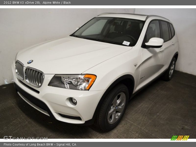 Alpine White / Black 2012 BMW X3 xDrive 28i