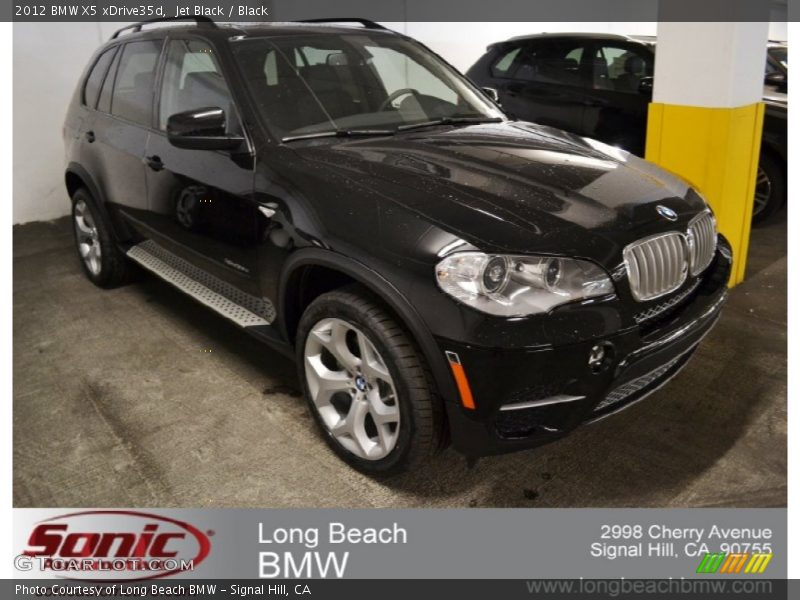 Jet Black / Black 2012 BMW X5 xDrive35d