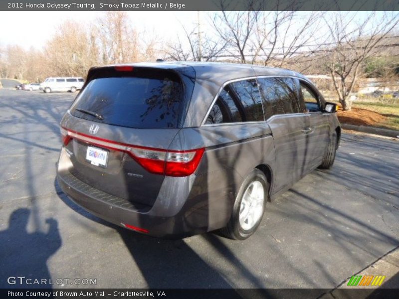 Smoky Topaz Metallic / Beige 2012 Honda Odyssey Touring