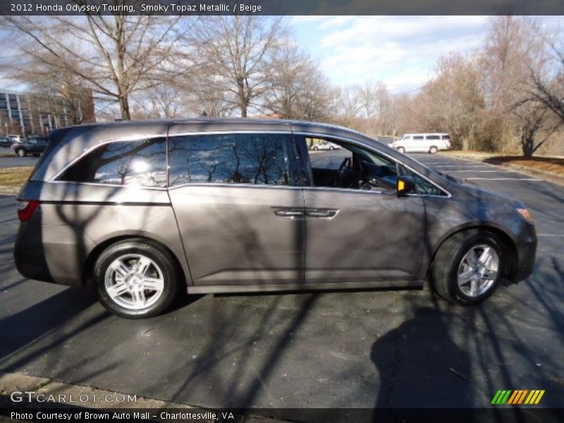 Smoky Topaz Metallic / Beige 2012 Honda Odyssey Touring