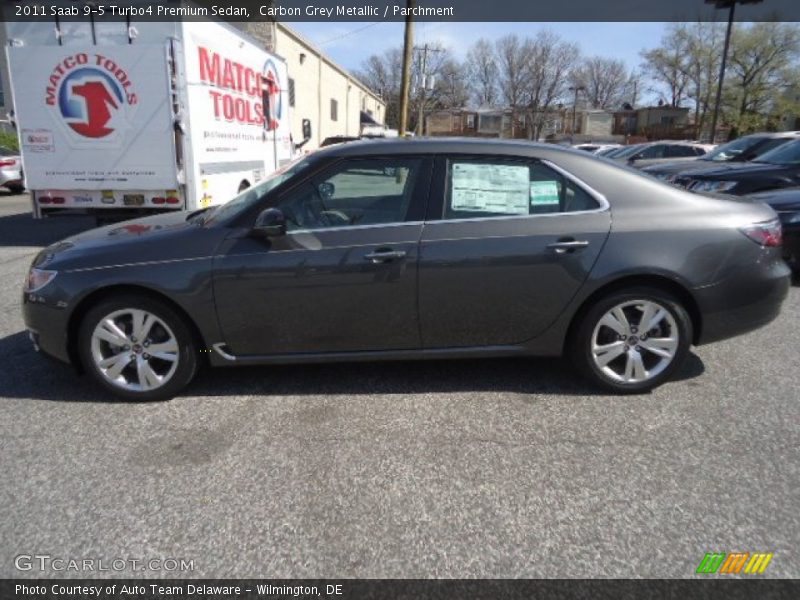 Carbon Grey Metallic / Parchment 2011 Saab 9-5 Turbo4 Premium Sedan