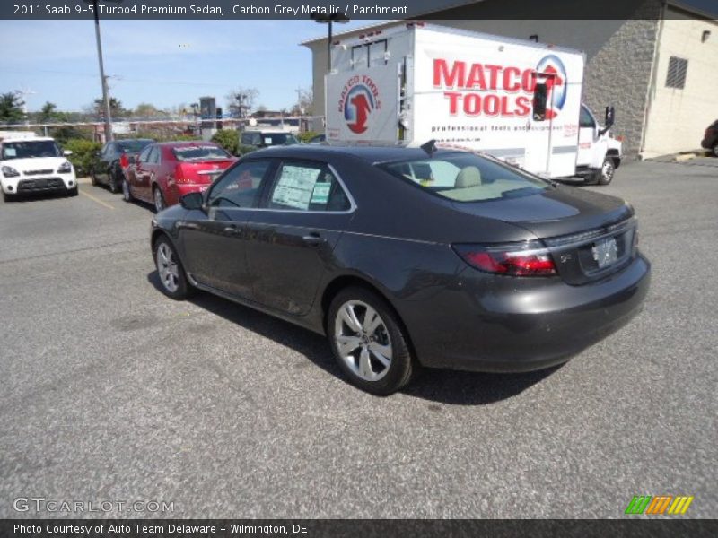 Carbon Grey Metallic / Parchment 2011 Saab 9-5 Turbo4 Premium Sedan