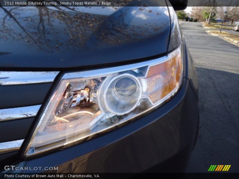 Smoky Topaz Metallic / Beige 2012 Honda Odyssey Touring