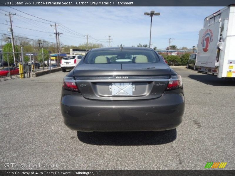 Carbon Grey Metallic / Parchment 2011 Saab 9-5 Turbo4 Premium Sedan