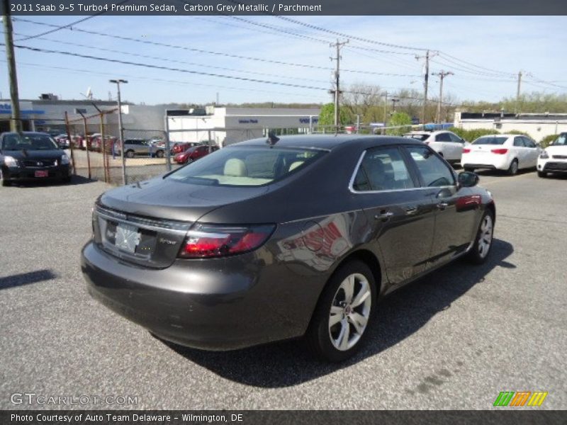 Carbon Grey Metallic / Parchment 2011 Saab 9-5 Turbo4 Premium Sedan