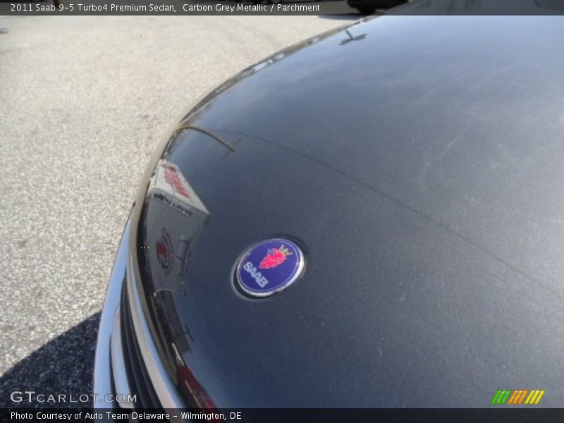 Carbon Grey Metallic / Parchment 2011 Saab 9-5 Turbo4 Premium Sedan