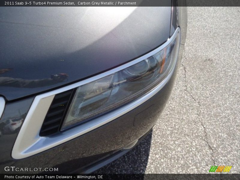 Carbon Grey Metallic / Parchment 2011 Saab 9-5 Turbo4 Premium Sedan