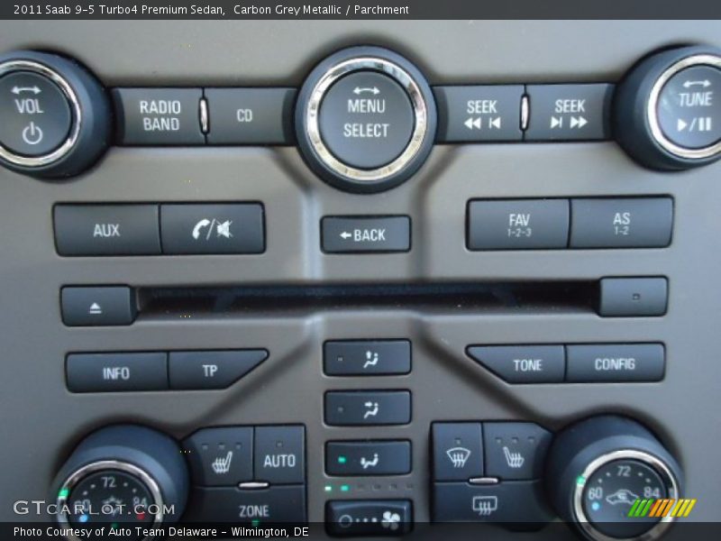 Controls of 2011 9-5 Turbo4 Premium Sedan