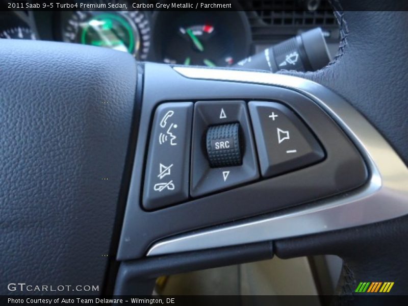 Controls of 2011 9-5 Turbo4 Premium Sedan