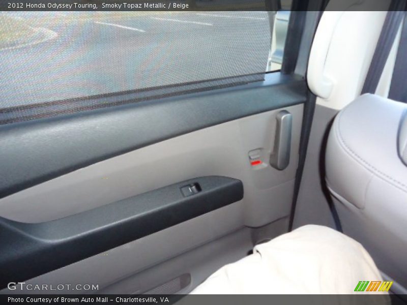 Smoky Topaz Metallic / Beige 2012 Honda Odyssey Touring