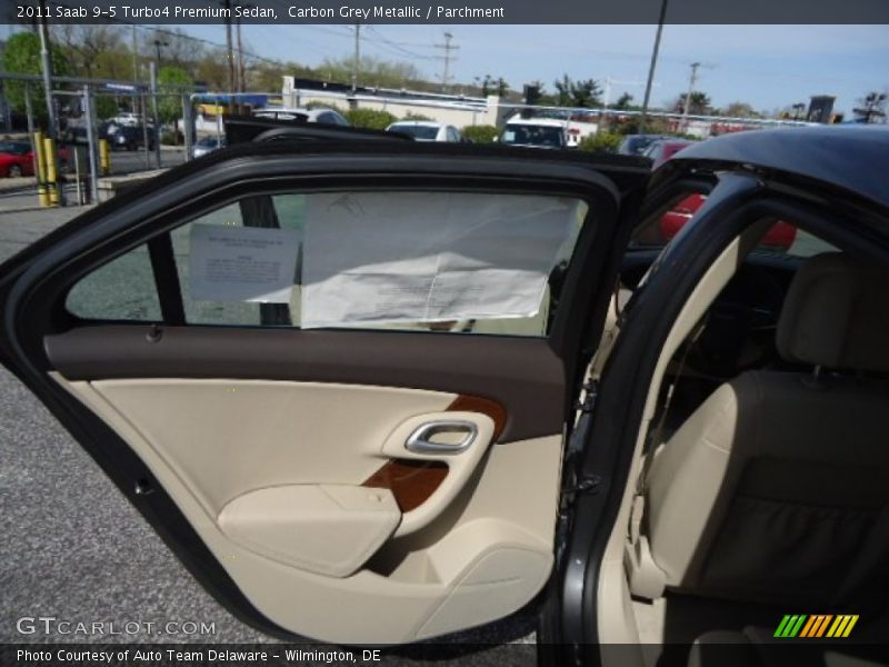 Carbon Grey Metallic / Parchment 2011 Saab 9-5 Turbo4 Premium Sedan