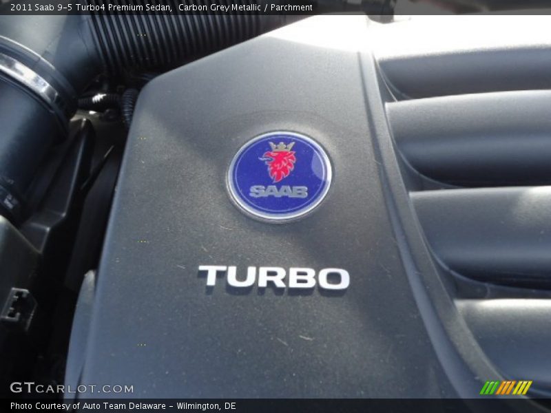 Carbon Grey Metallic / Parchment 2011 Saab 9-5 Turbo4 Premium Sedan