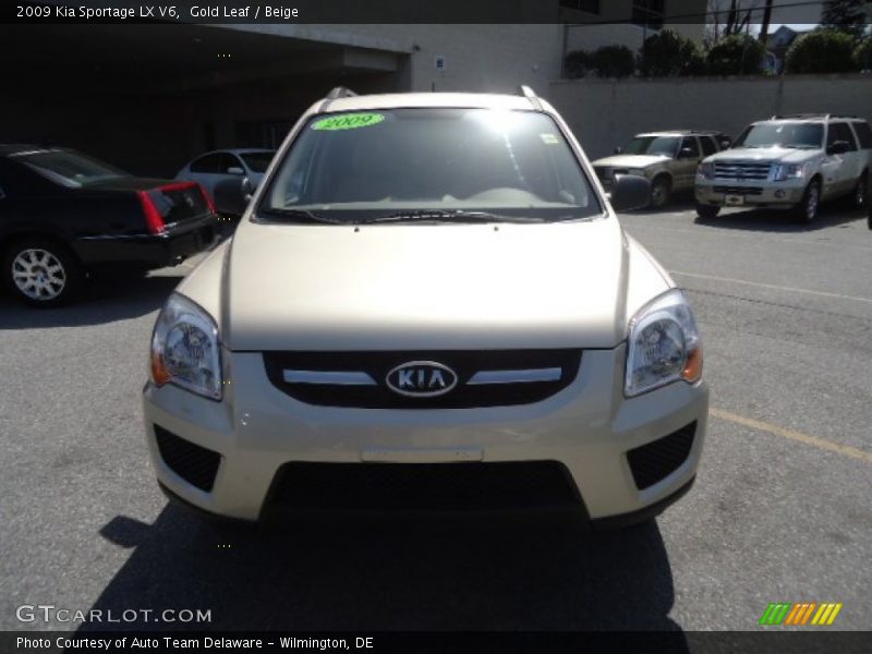 Gold Leaf / Beige 2009 Kia Sportage LX V6