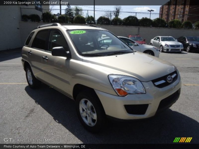 Gold Leaf / Beige 2009 Kia Sportage LX V6