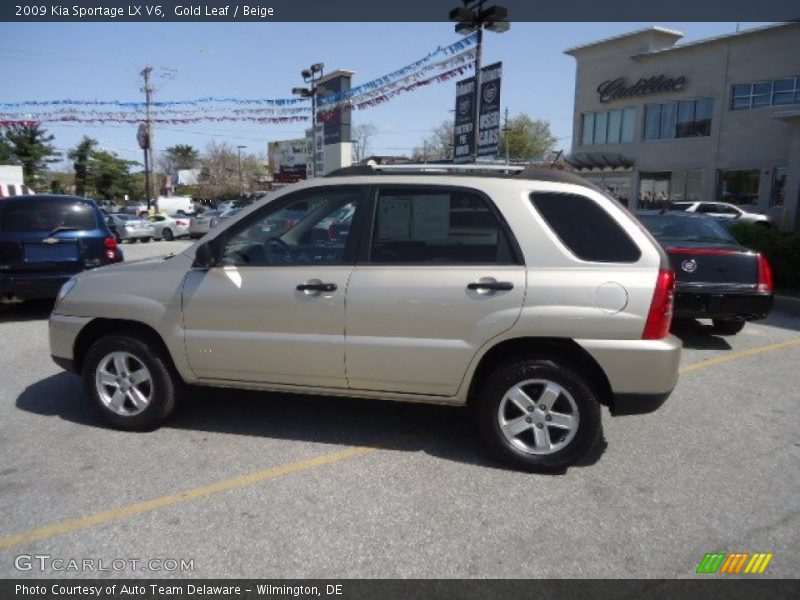 Gold Leaf / Beige 2009 Kia Sportage LX V6