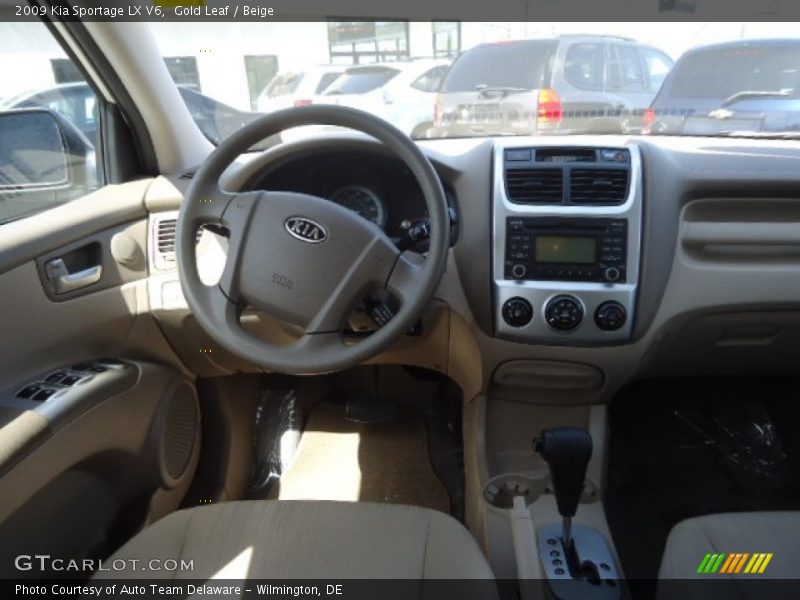 Gold Leaf / Beige 2009 Kia Sportage LX V6