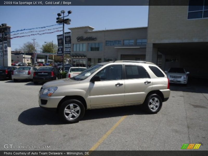 Gold Leaf / Beige 2009 Kia Sportage LX V6
