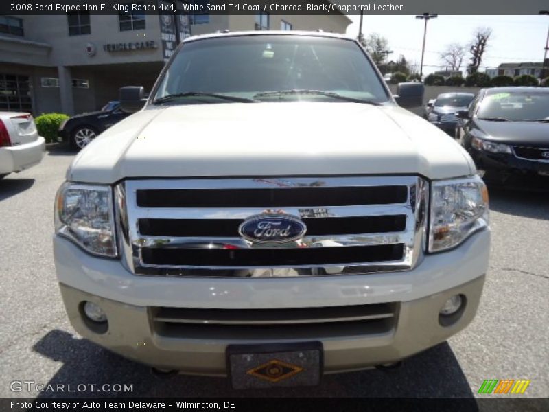 White Sand Tri Coat / Charcoal Black/Chaparral Leather 2008 Ford Expedition EL King Ranch 4x4