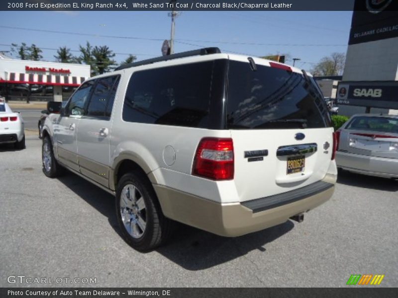 White Sand Tri Coat / Charcoal Black/Chaparral Leather 2008 Ford Expedition EL King Ranch 4x4