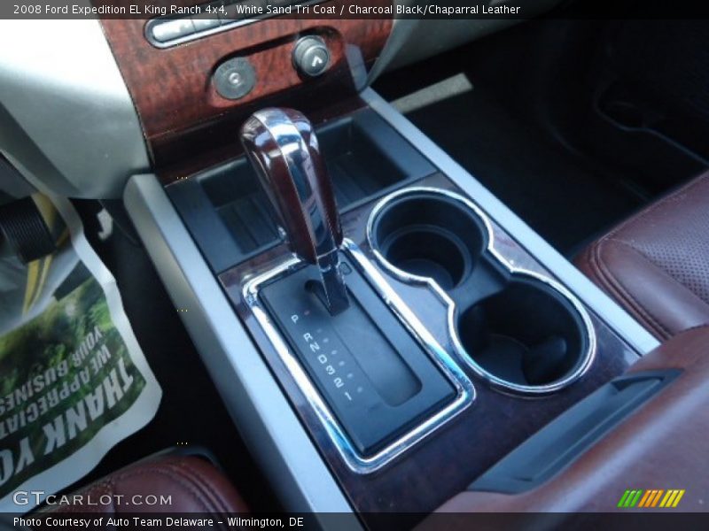 White Sand Tri Coat / Charcoal Black/Chaparral Leather 2008 Ford Expedition EL King Ranch 4x4