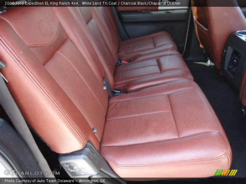 White Sand Tri Coat / Charcoal Black/Chaparral Leather 2008 Ford Expedition EL King Ranch 4x4