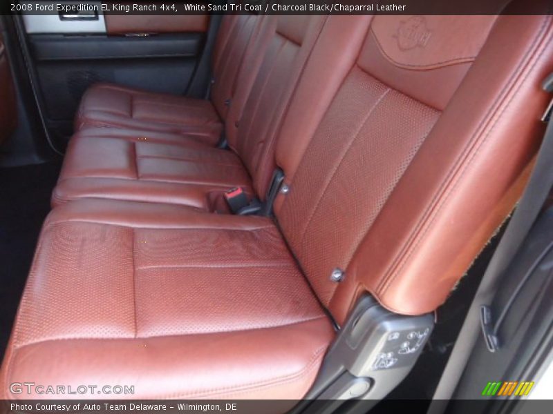 White Sand Tri Coat / Charcoal Black/Chaparral Leather 2008 Ford Expedition EL King Ranch 4x4